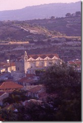 Vouni - village view with church