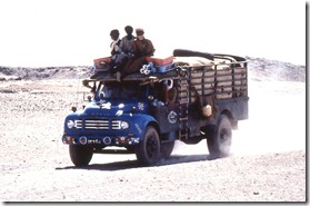 S22 -Transport in the desert, the ubiquitous Bedford truck