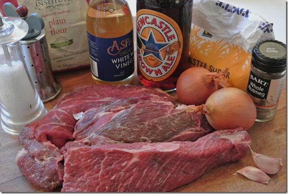 Beef with Beer 1 - the ingredients